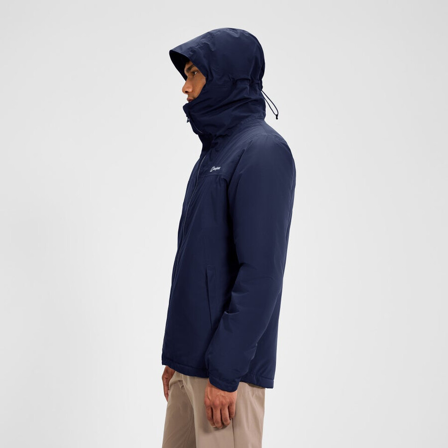 men s deluge pro 3.0 insulated jacket - blue berghaus