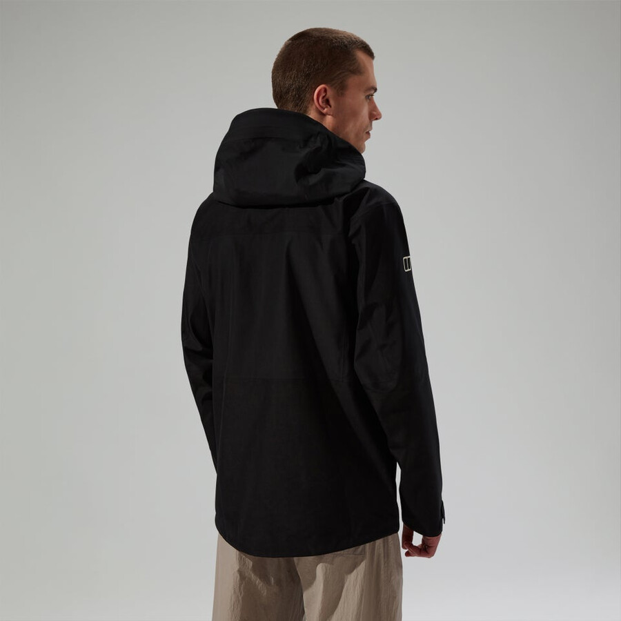 männer s ridge-seeker gore-tex wasserdichte jacke - schwarz berghaus