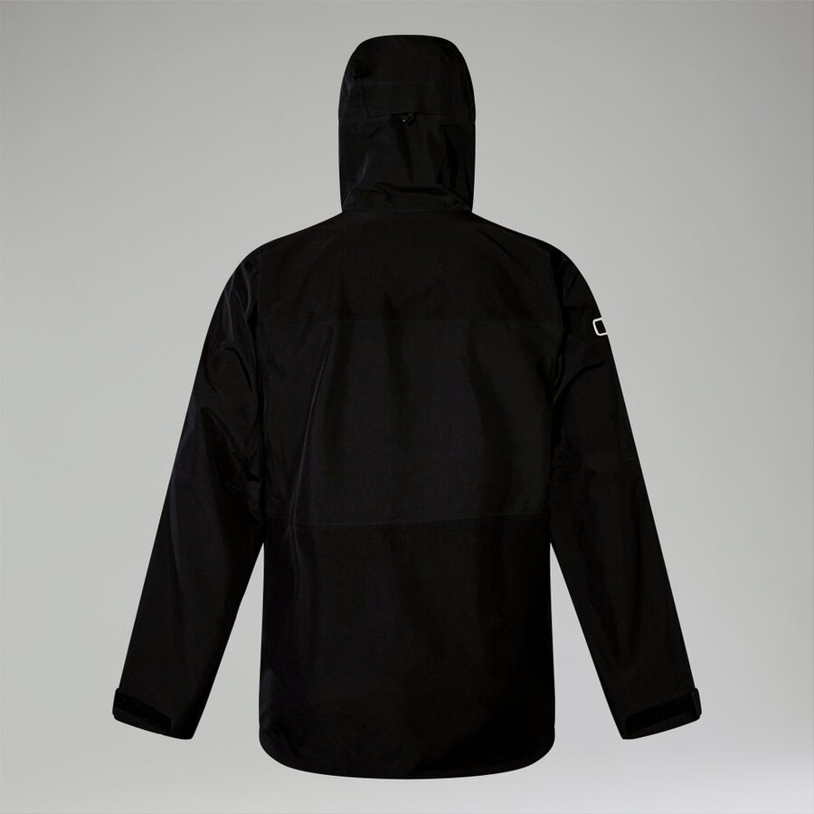 männer s ridge-seeker gore-tex wasserdichte jacke - schwarz berghaus
