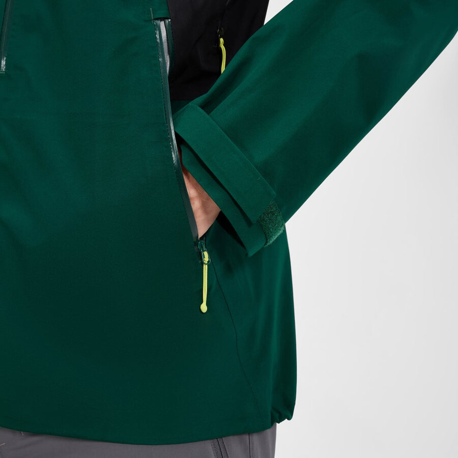 männer s ridge-seeker wasserdichte jacke - grünschwarz berghaus