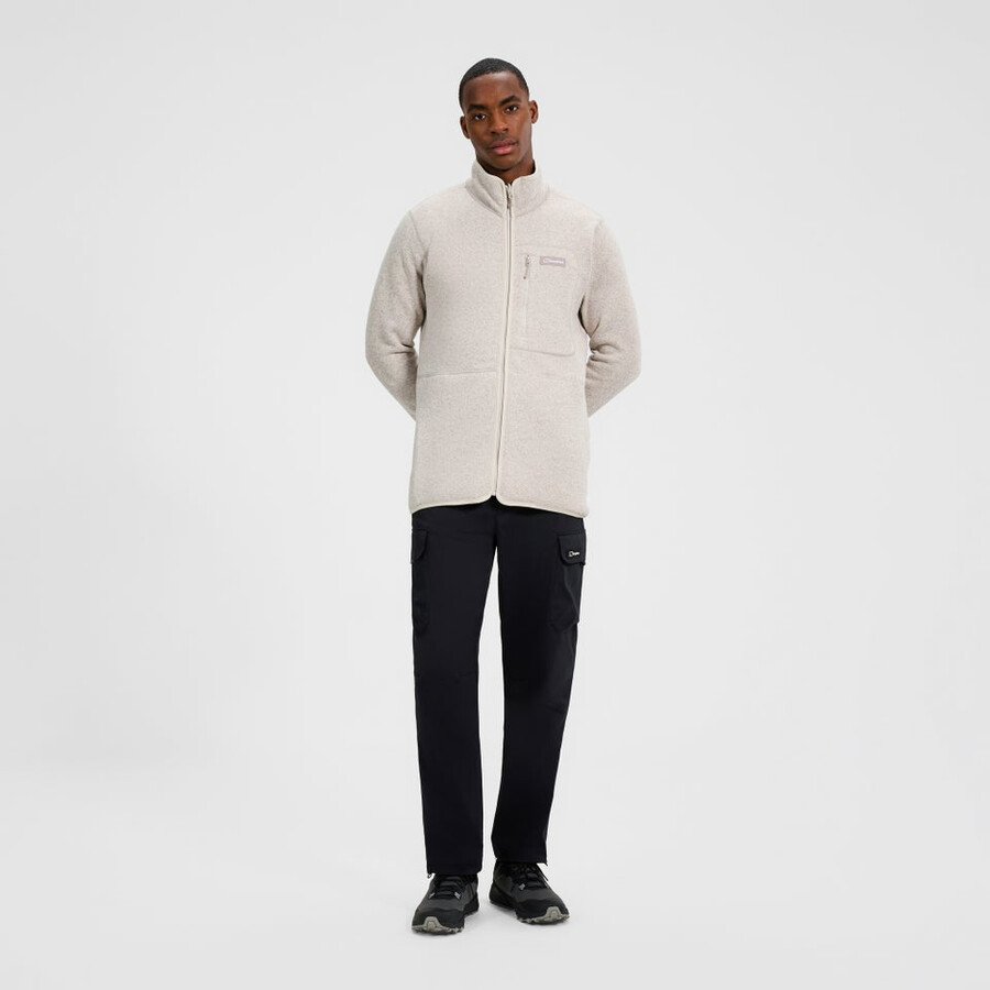 männer asterby interaktive jacke - grau berghaus