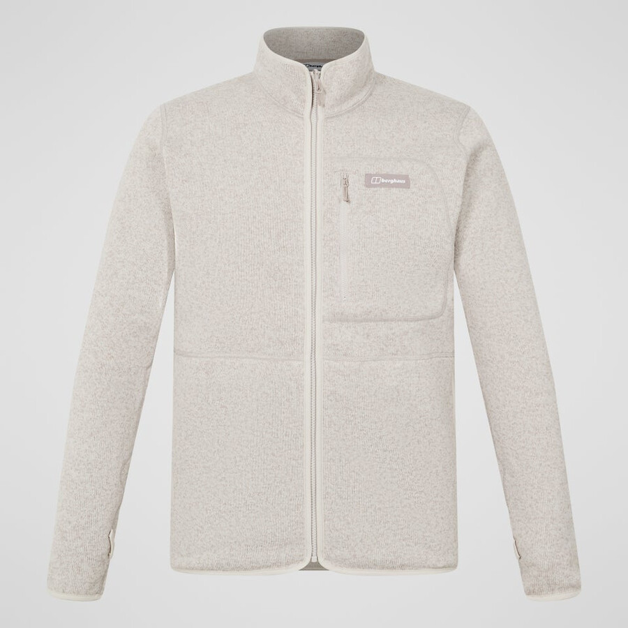 männer asterby interaktive jacke - grau berghaus