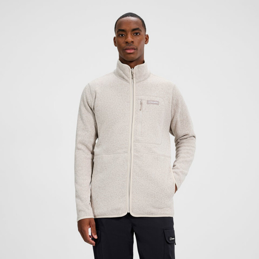 männer asterby interaktive jacke - grau berghaus