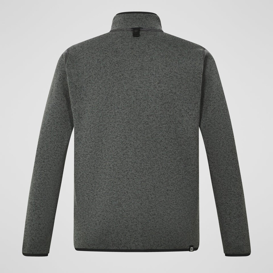 männer asterby interaktive jacke - schwarzgrau berghaus