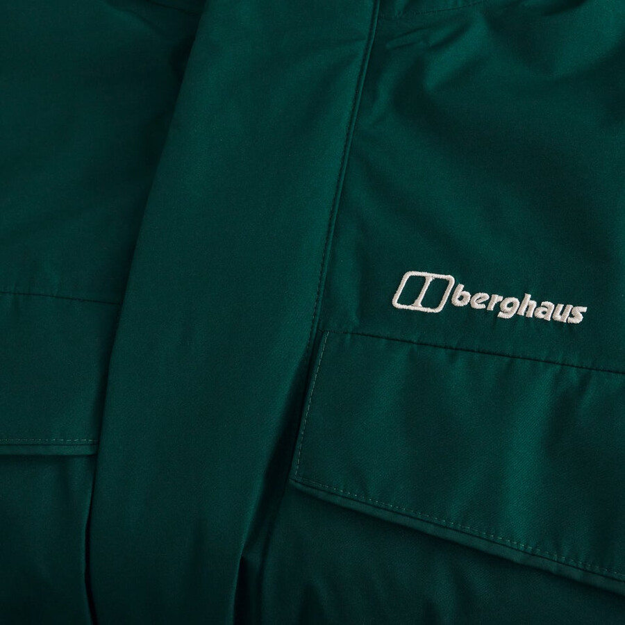 männer fernly gore-tex-down-parka - grün berghaus