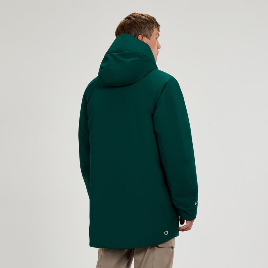 männer fernly gore-tex-down-parka - grün berghaus