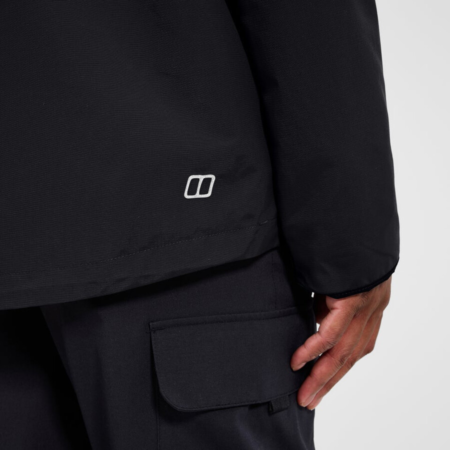 männer bergsteiger 2.0 interaktive jacke - schwarz berghaus