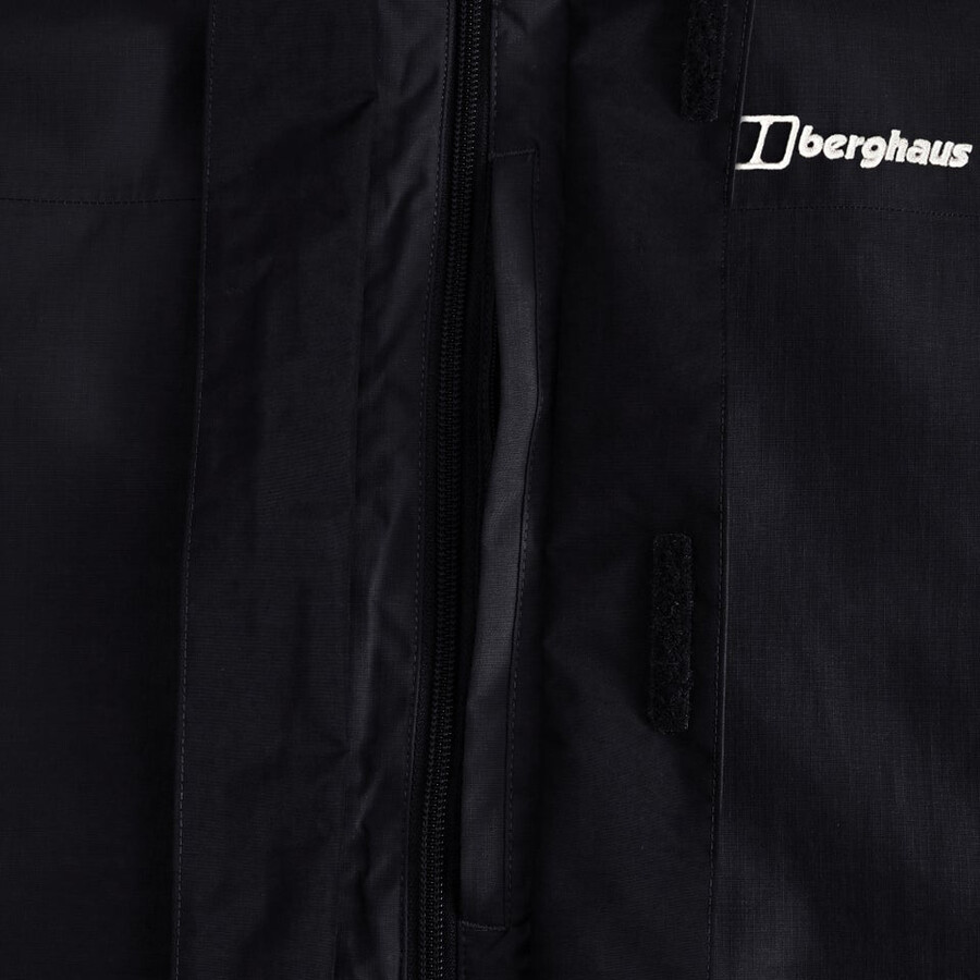 männer bergsteiger 2.0 interaktive jacke - schwarz berghaus