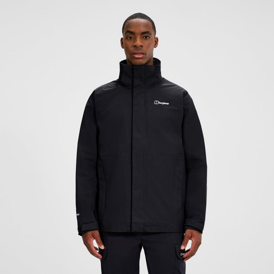 männer bergsteiger 2.0 interaktive jacke - schwarz berghaus
