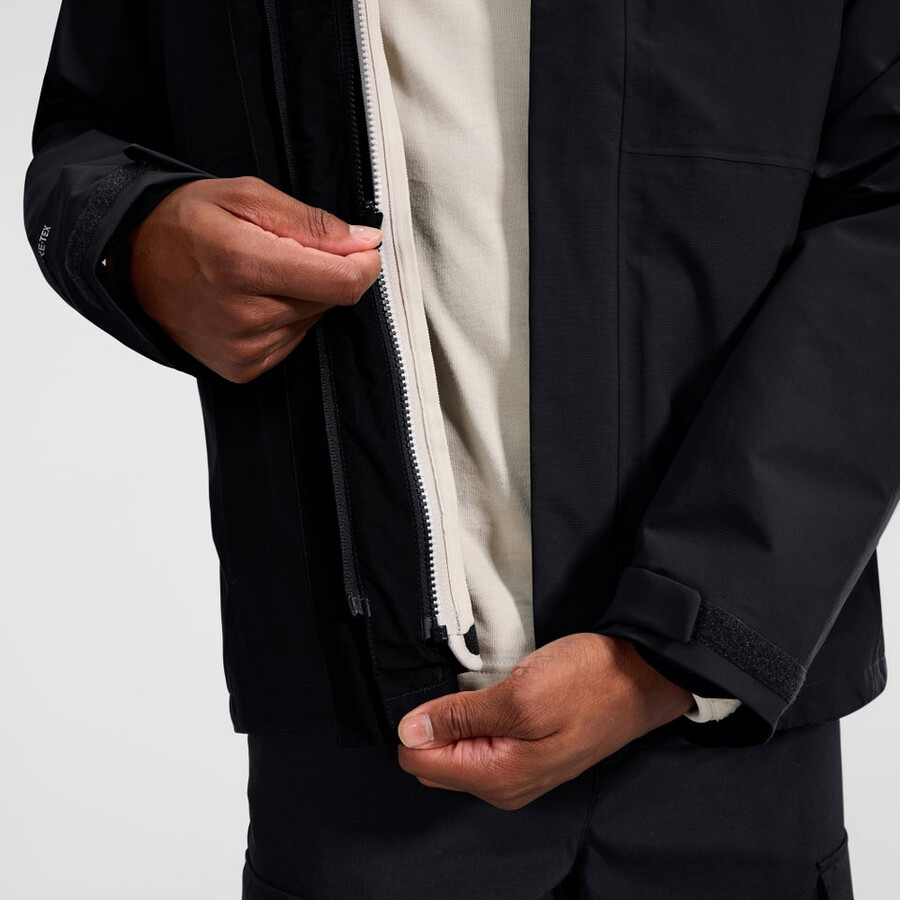 männer bergsteiger 2.0 interaktive jacke - schwarz berghaus