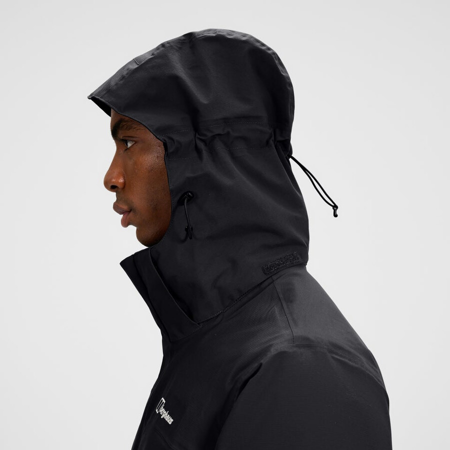 männer bergsteiger 2.0 interaktive jacke - schwarz berghaus