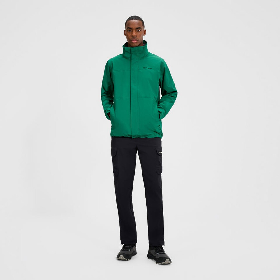 männer bergsteiger 2.0 interaktive jacke - grün berghaus