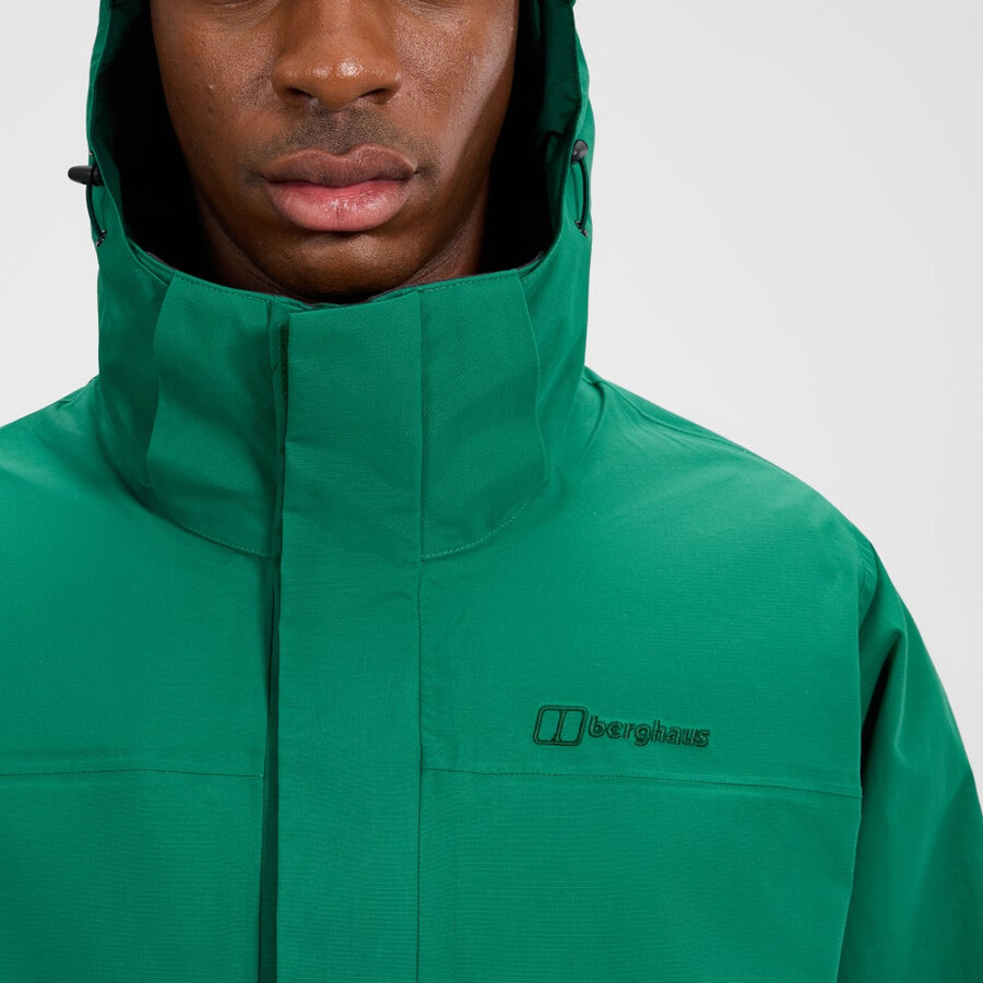 männer bergsteiger 2.0 interaktive jacke - grün berghaus