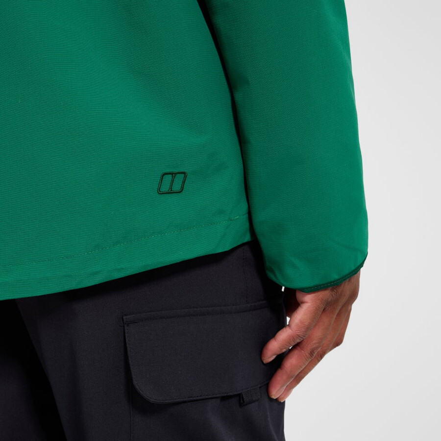 männer bergsteiger 2.0 interaktive jacke - grün berghaus