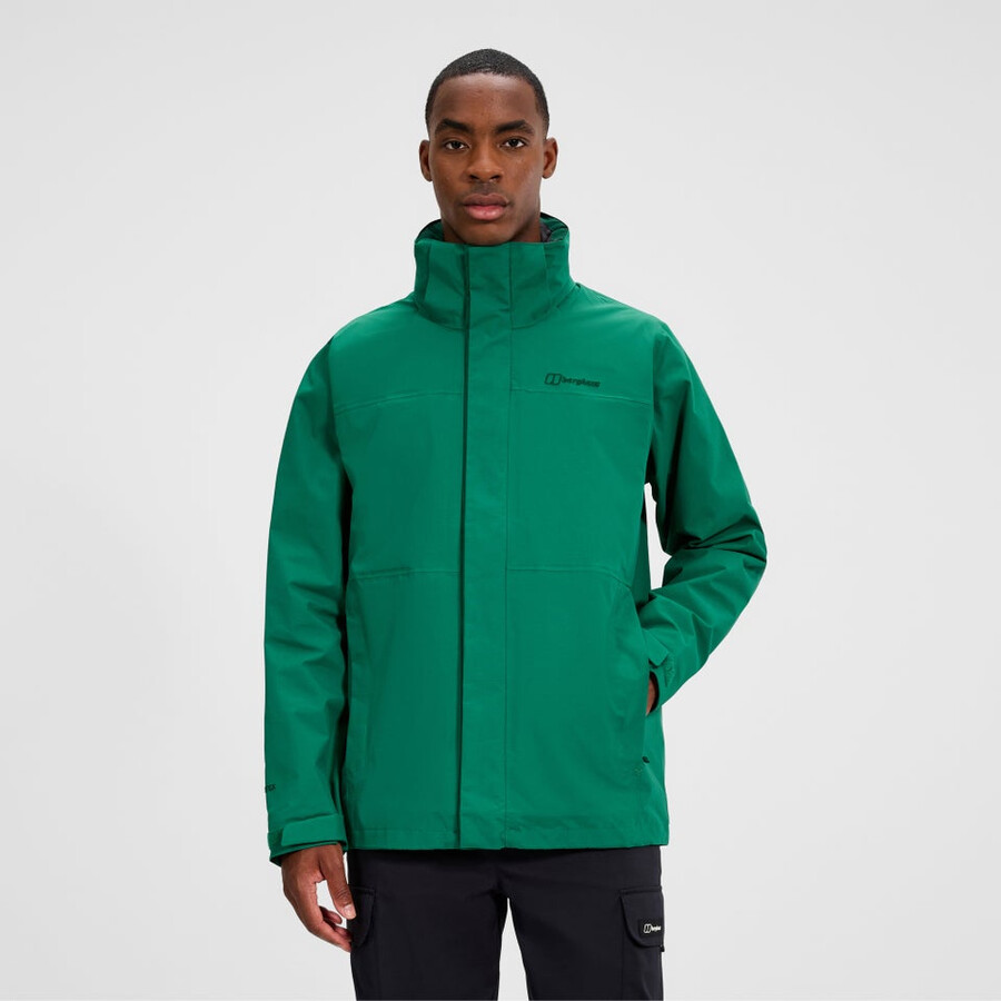 männer bergsteiger 2.0 interaktive jacke - grün berghaus