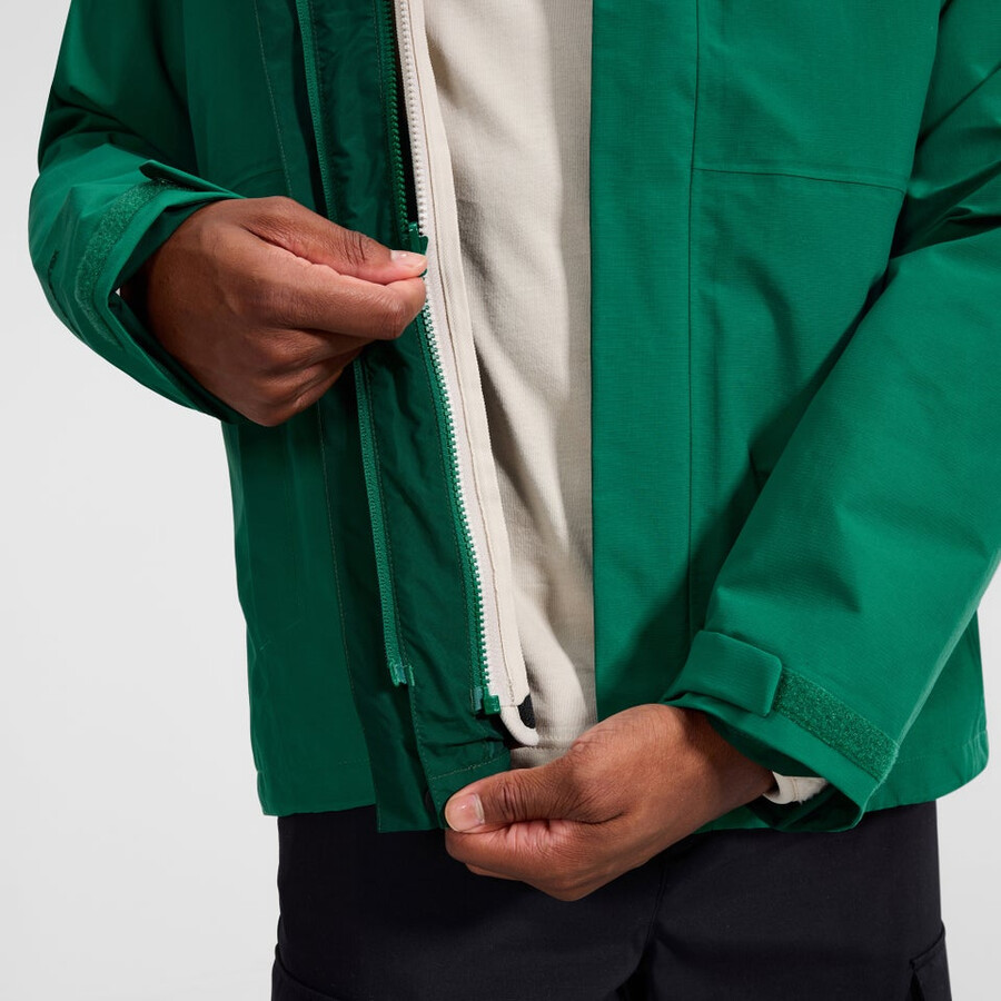 männer bergsteiger 2.0 interaktive jacke - grün berghaus