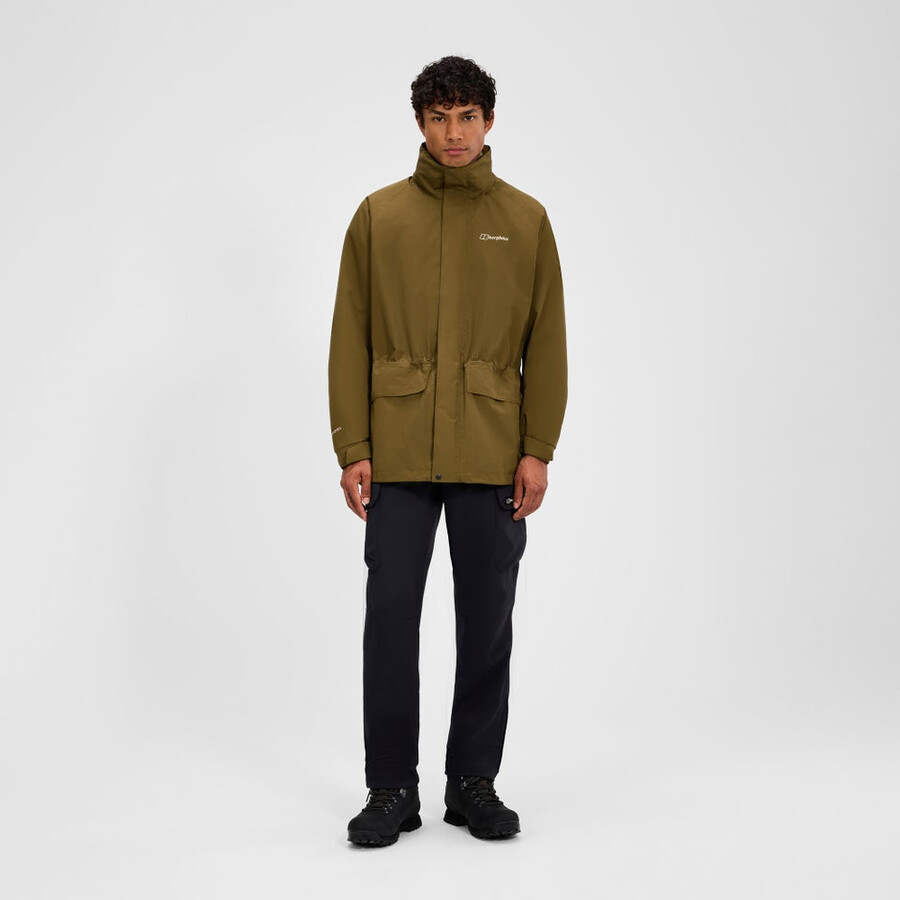 männer gesims 2.0 interaktive jacke - braun berghaus
