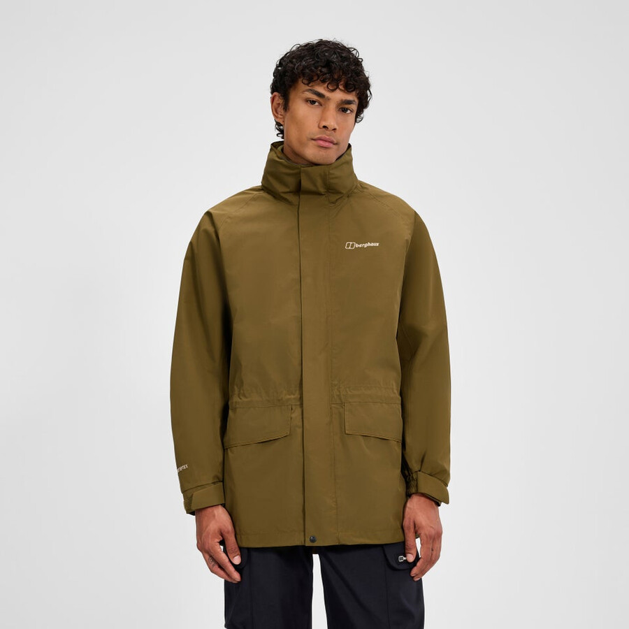 männer gesims 2.0 interaktive jacke - braun berghaus