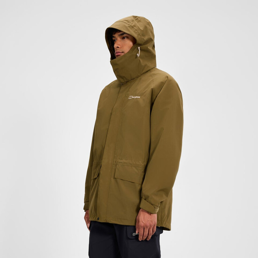 männer gesims 2.0 interaktive jacke - braun berghaus