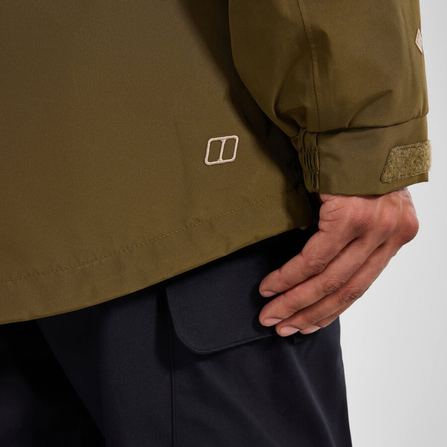 männer gesims 2.0 interaktive jacke - braun berghaus