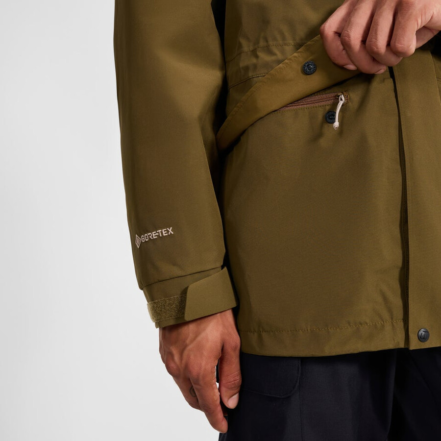 männer gesims 2.0 interaktive jacke - braun berghaus