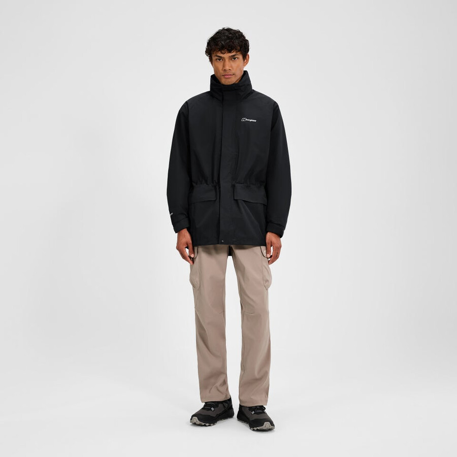 männer gesims 2.0 interaktive jacke - schwarz berghaus