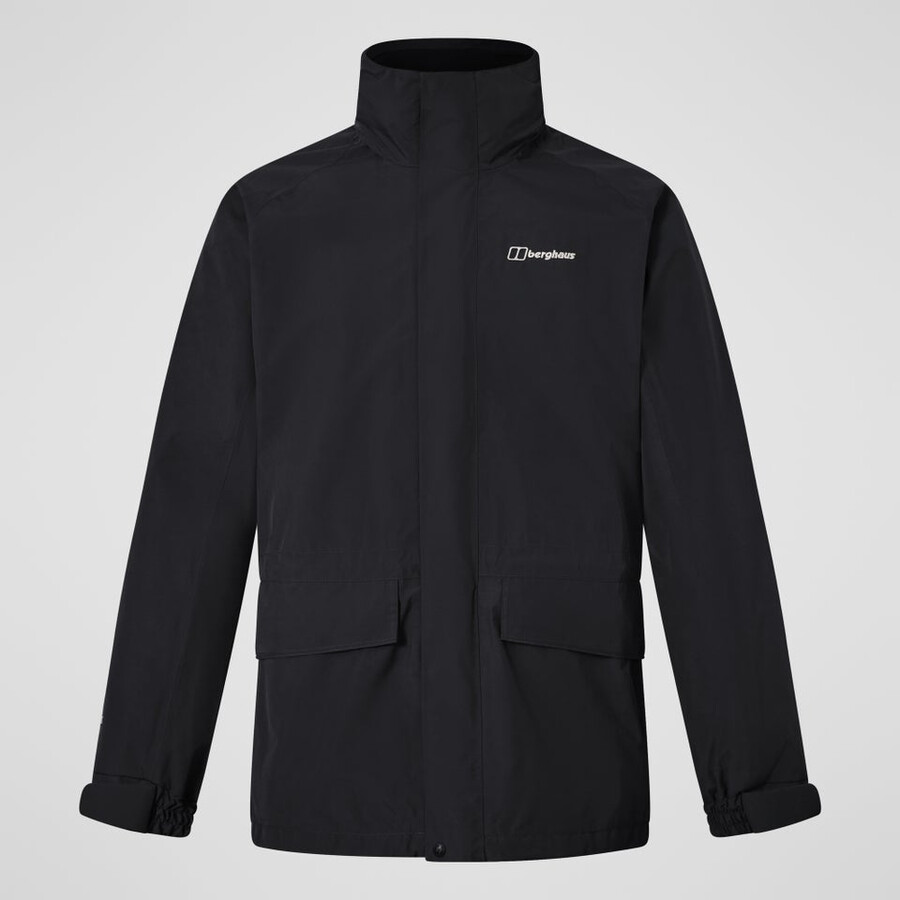 männer gesims 2.0 interaktive jacke - schwarz berghaus