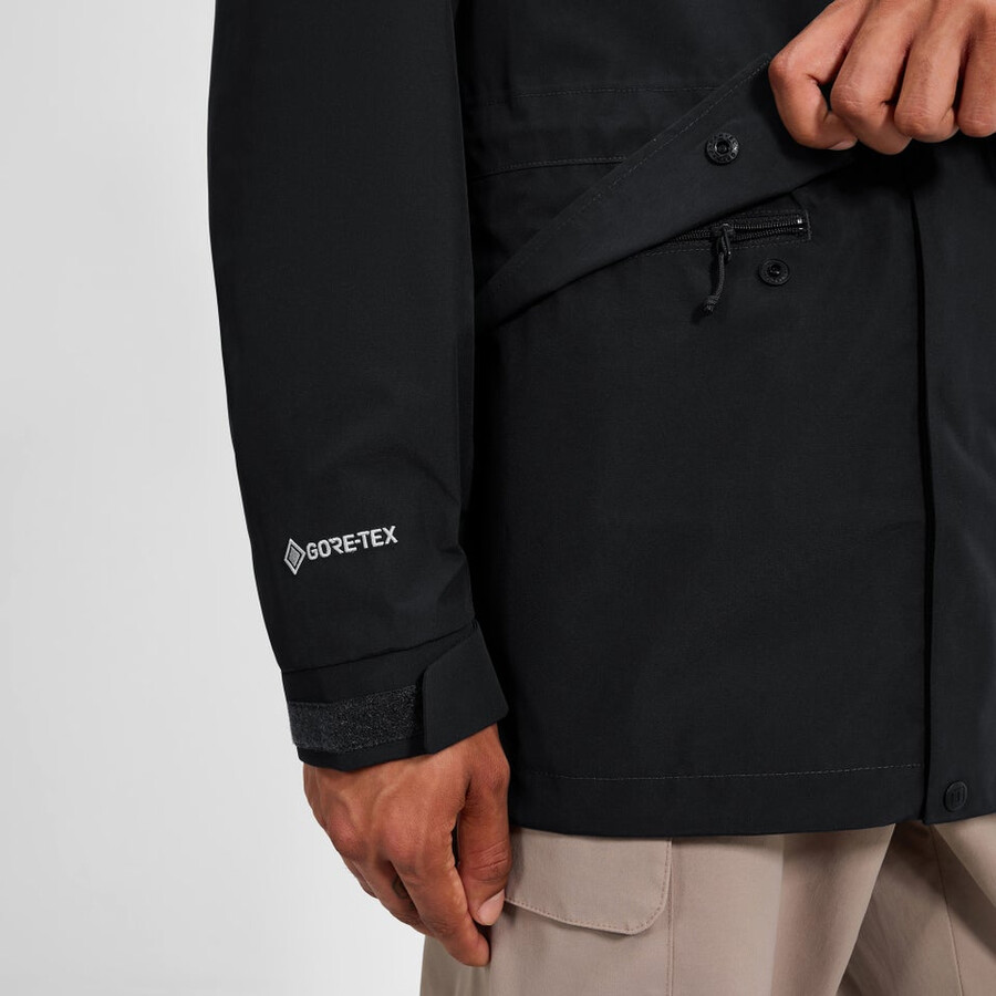 männer gesims 2.0 interaktive jacke - schwarz berghaus