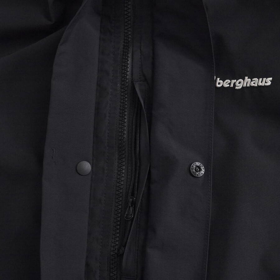 männer gesims 2.0 interaktive jacke - schwarz berghaus