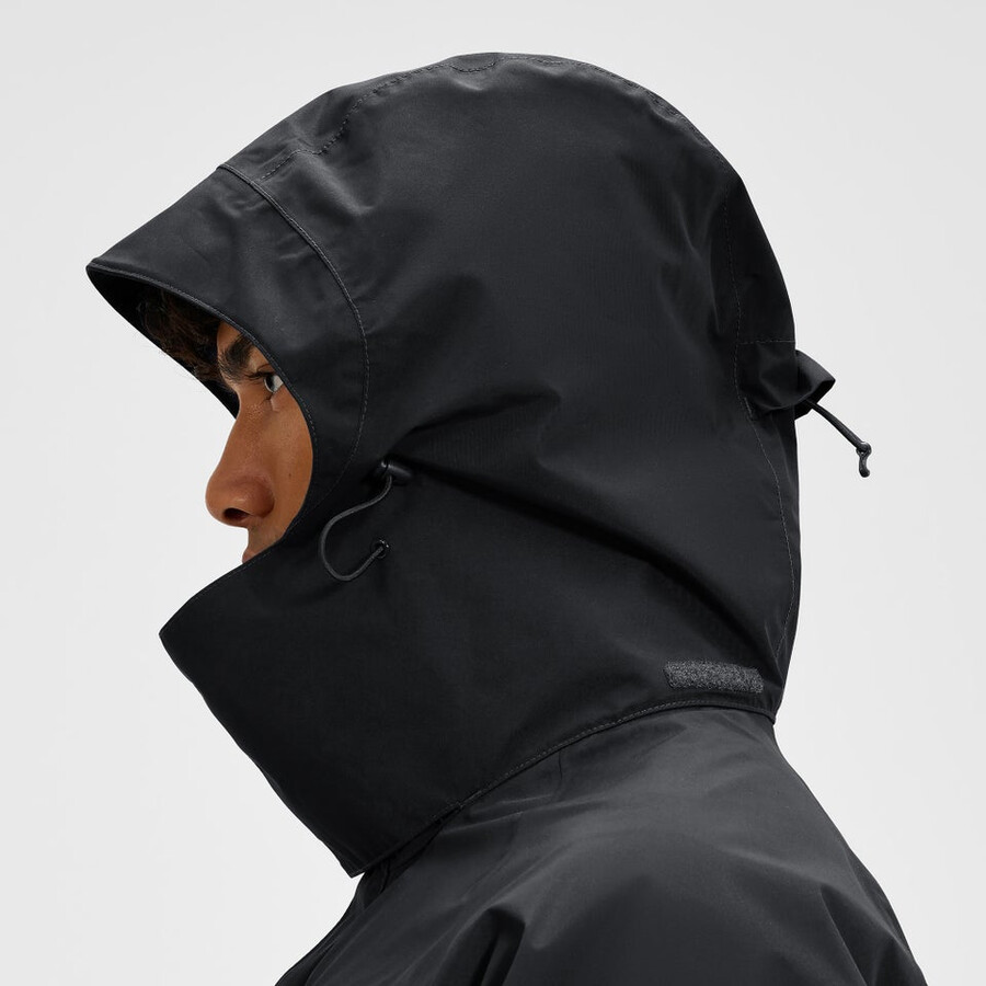 männer gesims 2.0 interaktive jacke - schwarz berghaus
