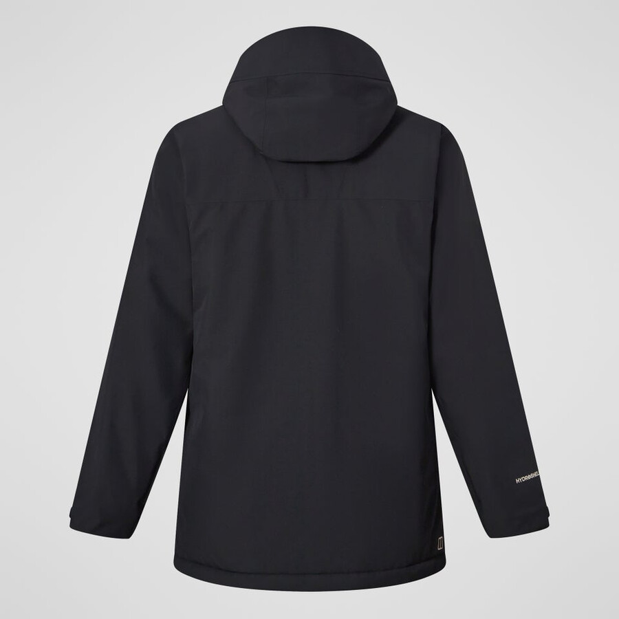 männer wansbeck insulated parka - black die berghaus