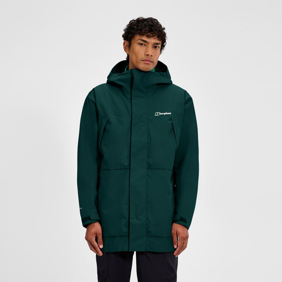 männer wansbeck insulated parka - grün berghaus