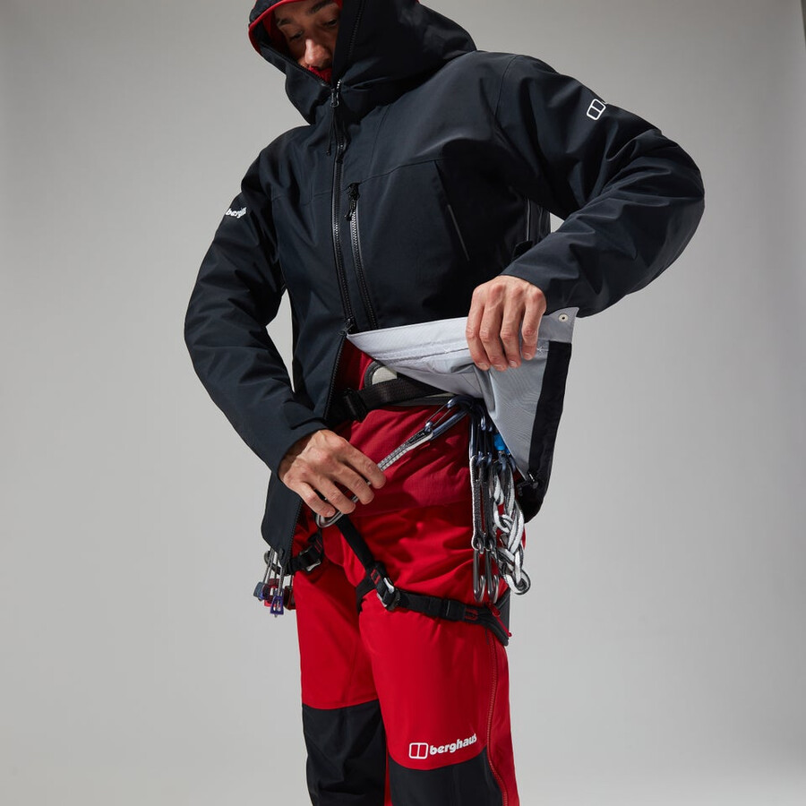men s mtn seeker gore-tex jacket - schwarz berghaus
