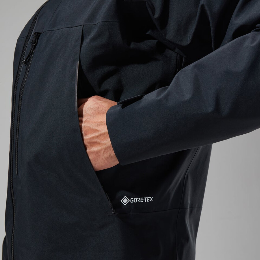 men s mtn seeker gore-tex jacket - schwarz berghaus
