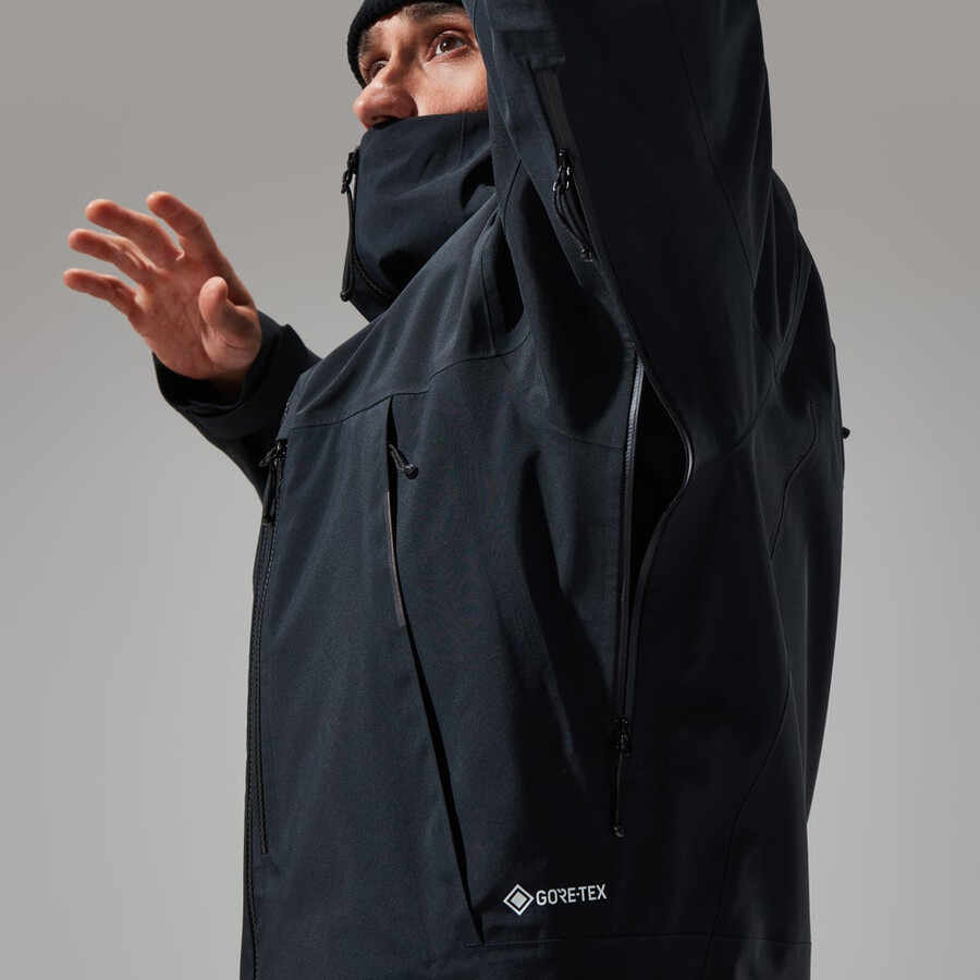 men s mtn seeker gore-tex jacket - schwarz berghaus