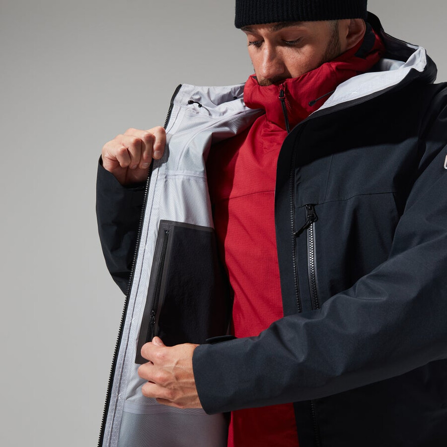 men s mtn seeker gore-tex jacket - schwarz berghaus