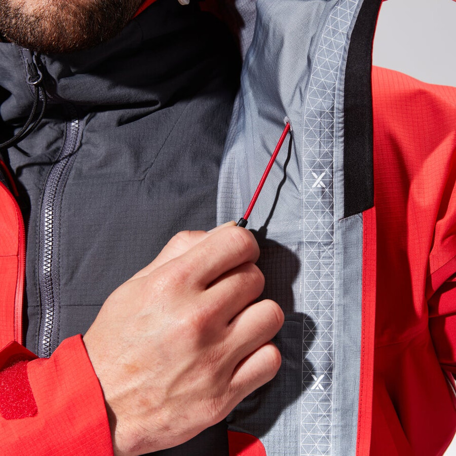 men s mtn guide alpine pro gore-tex jacke - rot berghaus