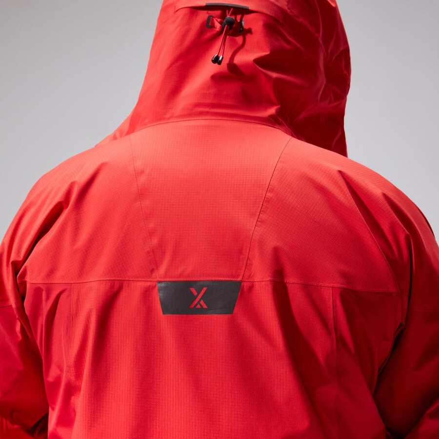 men s mtn guide alpine pro gore-tex jacke - rot berghaus
