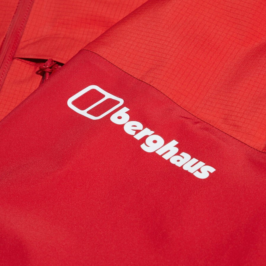 men s mtn guide alpine pro gore-tex jacke - rot berghaus