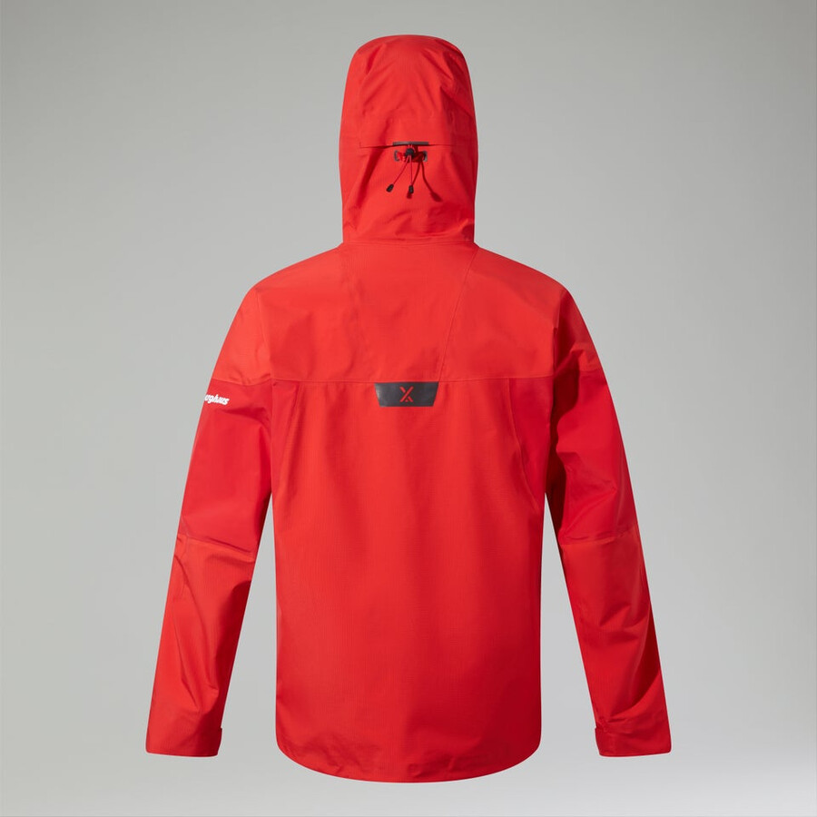 men s mtn guide alpine pro gore-tex jacke - rot berghaus
