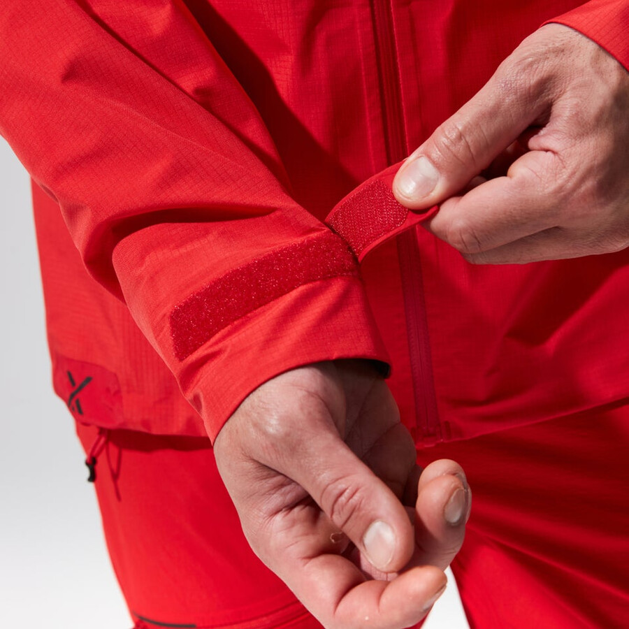 men s mtn guide alpine pro gore-tex jacke - rot berghaus