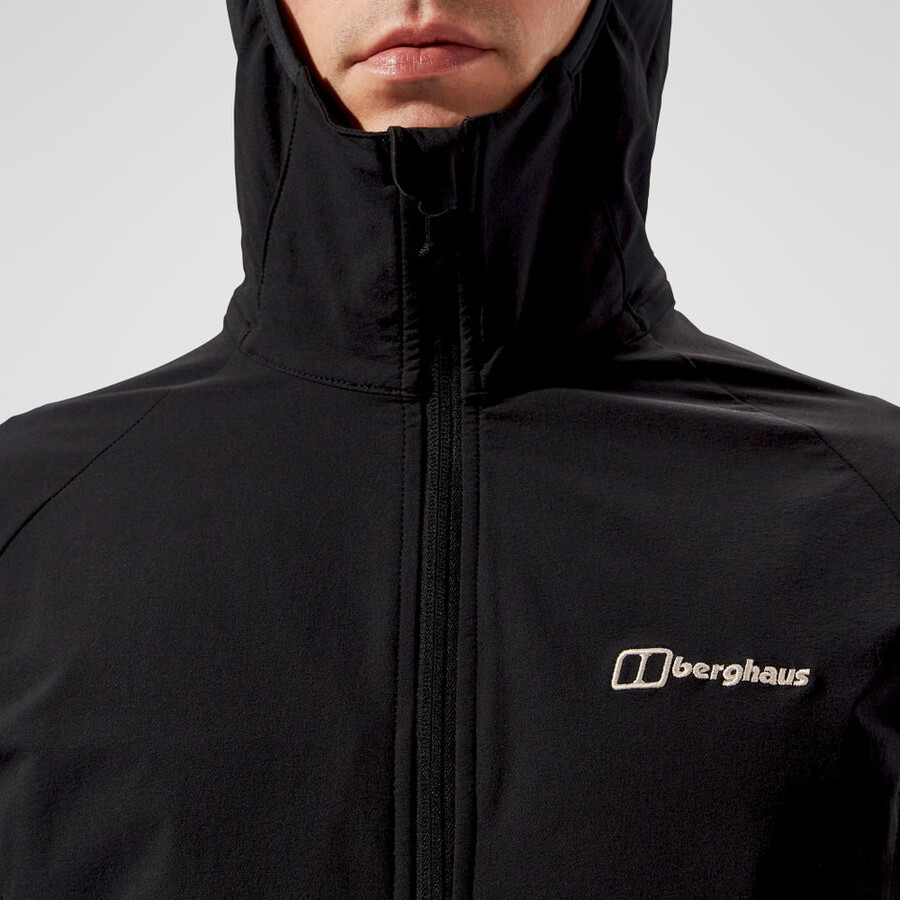 männer skelbo jacke - schwarz berghaus