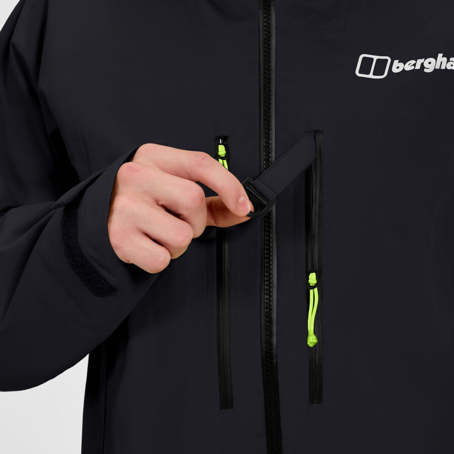 men s extrem vanguard gore-tex jacket - schwarz berghaus