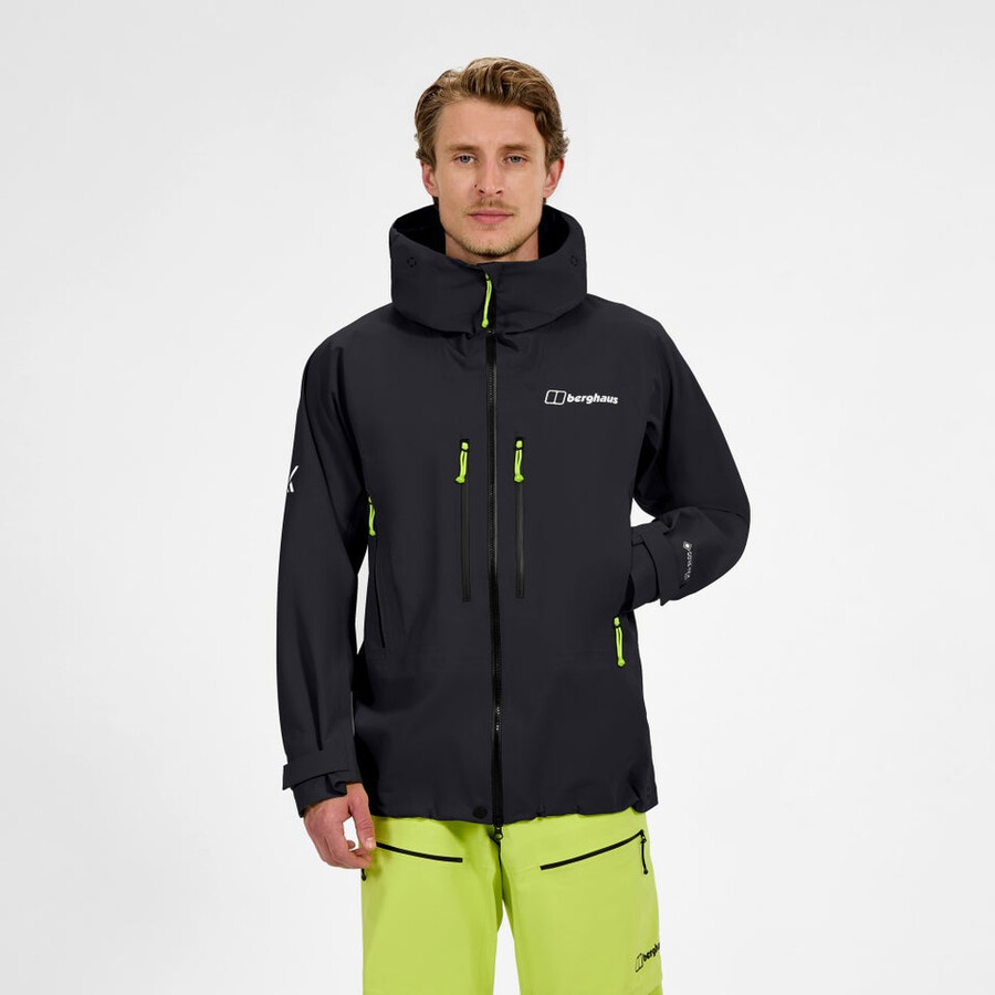 men s extrem vanguard gore-tex jacket - schwarz berghaus