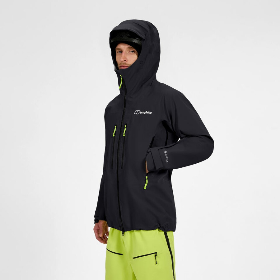 men s extrem vanguard gore-tex jacket - schwarz berghaus