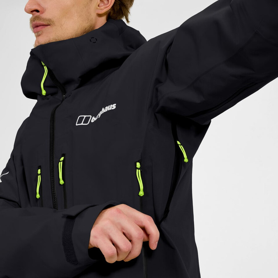 men s extrem vanguard gore-tex jacket - schwarz berghaus