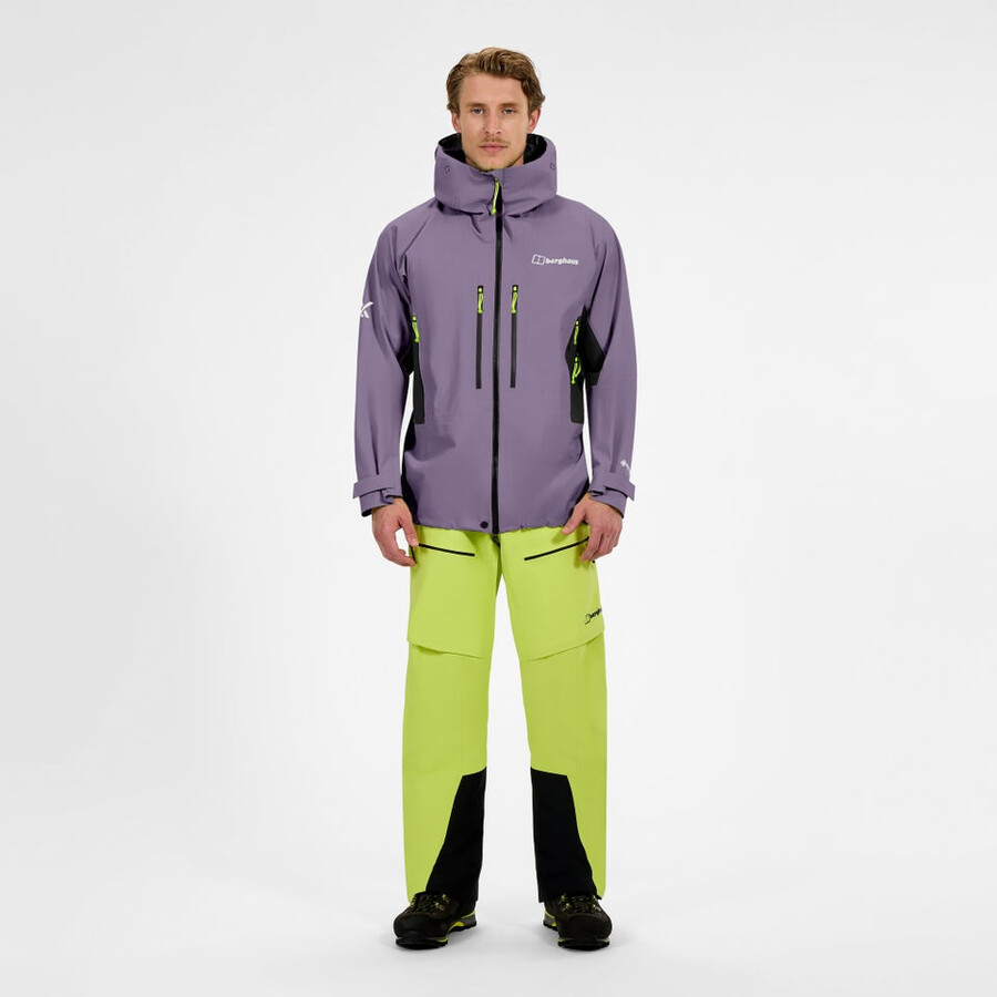 men s extrem vanguard gore-tex-jacke - lila berghaus