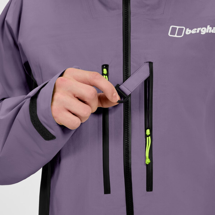 men s extrem vanguard gore-tex-jacke - lila berghaus