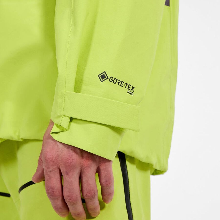men s extrem vanguard gore-tex jacke - gelblila berghaus
