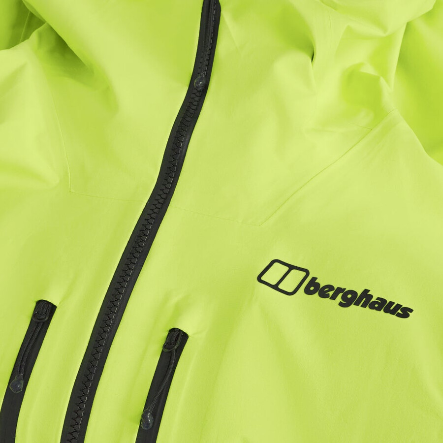 men s extrem vanguard gore-tex jacke - gelblila berghaus